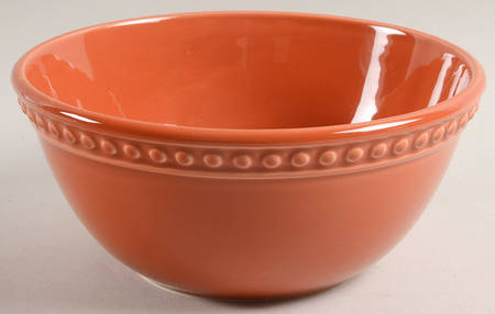 Delmar Orange 7" Round Vegetable Bowl