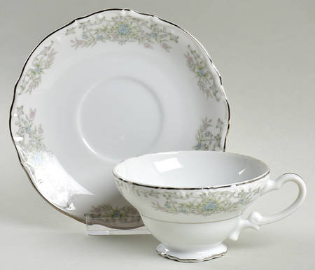 Theresa Footed Cup & Saucer Set