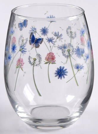Fiesta Breezy Floral Glassware Stemless Wine