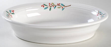 Fiesta Nutcracker 10" Oval Vegetable Bowl by Fiesta Tableware Company