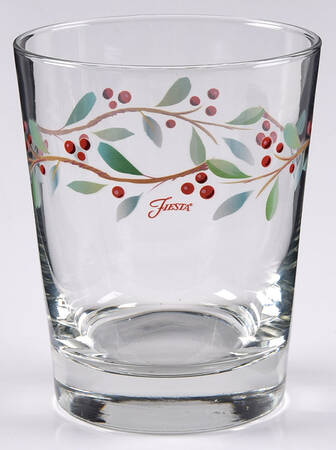 Fiesta Nutcracker Glassware Double Old Fashioned