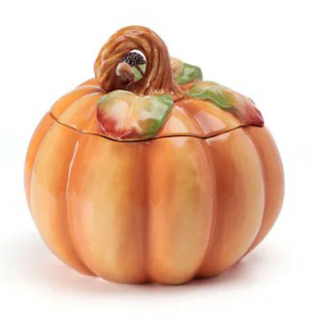 Fall Harvest Cookie Jar & Lid