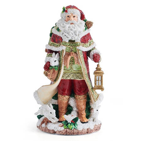 Telluride Santa-Red Musical Figurine