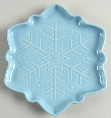 Fiesta Sky (Intro 2024) Snowflake Shaped Plate by Fiesta Tableware Company