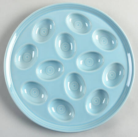 Fiesta Sky (Intro 2024) Deviled Egg Plate by Fiesta Tableware Company