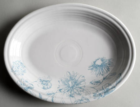 Fiesta Botanical Floral 11" Oval Serving Platter