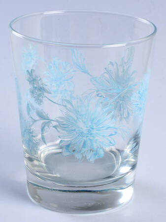 Fiesta Botanical Floral Glassware Double Old Fashioned