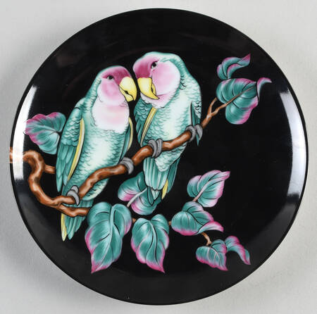 African Lovebirds by Fitz &amp; Floyd