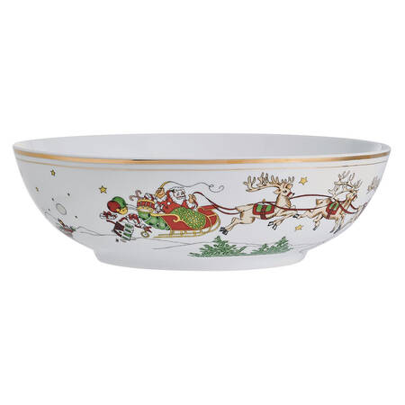 St Nicholas 9" Round Vegetable Bowl