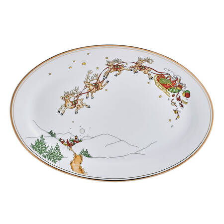 St Nicholas 14" Oval Serving Platter