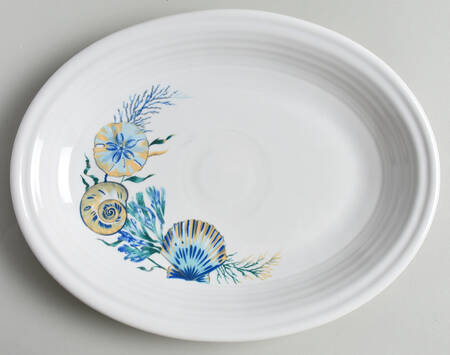 Fiesta Coastal Shores 11" Oval Serving Platter
