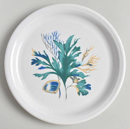 Fiesta Coastal Shores Luncheon Plate