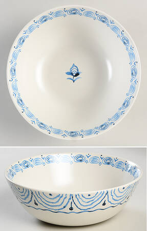 Sicily Blue 8" Round Serving Bowl