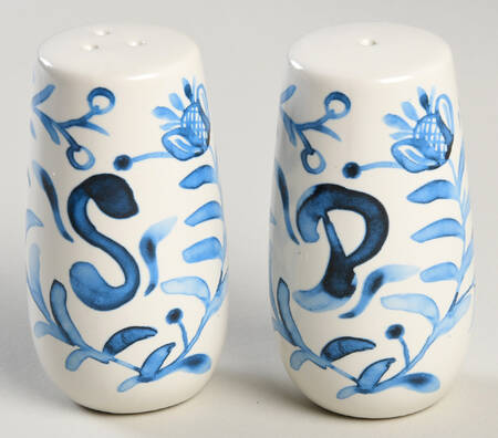 Sicily Blue Salt & Pepper Set