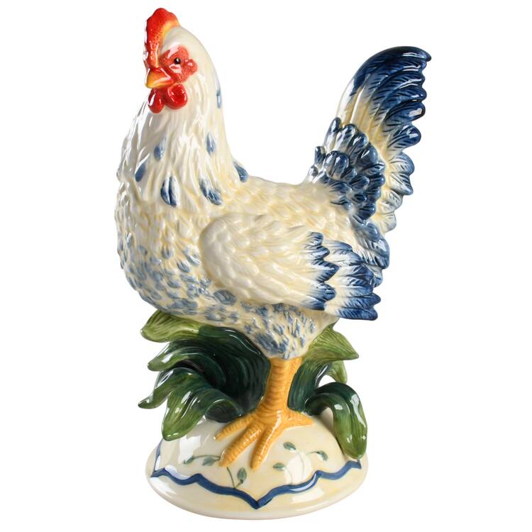 Sicily Blue Hen Figurine