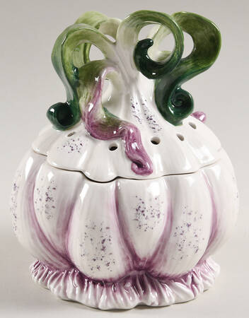 Sicily Green Garlic Keeper & Lid