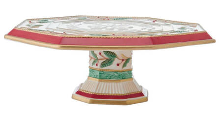 Woodland Holiday (2024) 13" Diameter Pedestal Cake Stand