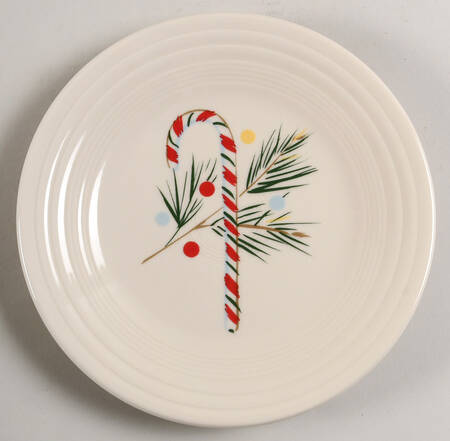 Fiesta Jolly Christmas Luncheon Plate