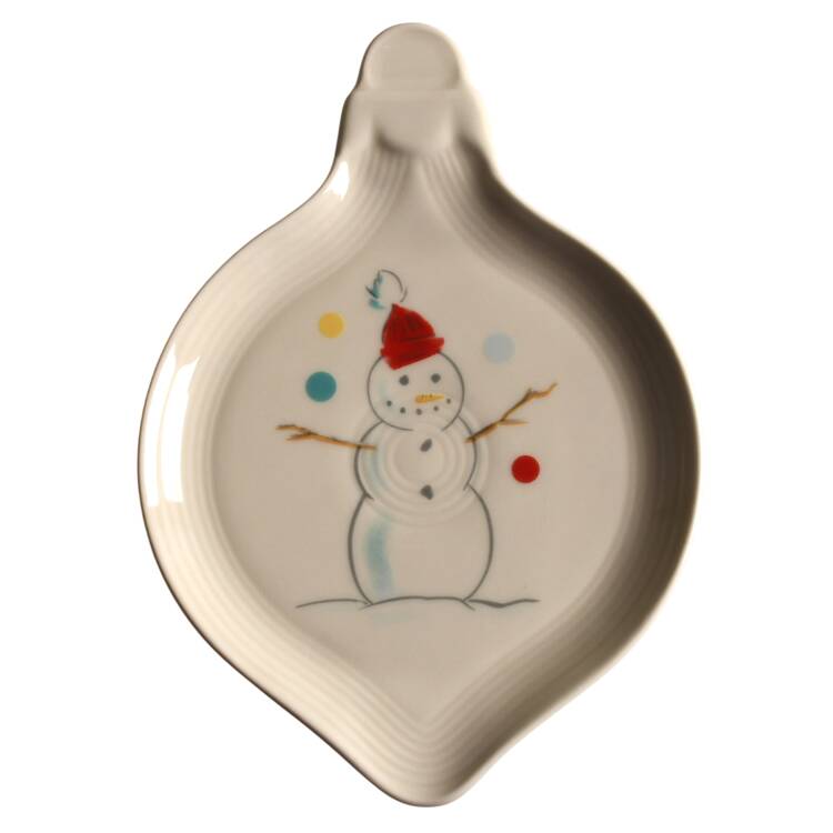 Fiesta Jolly Christmas Ornament Shaped Plate
