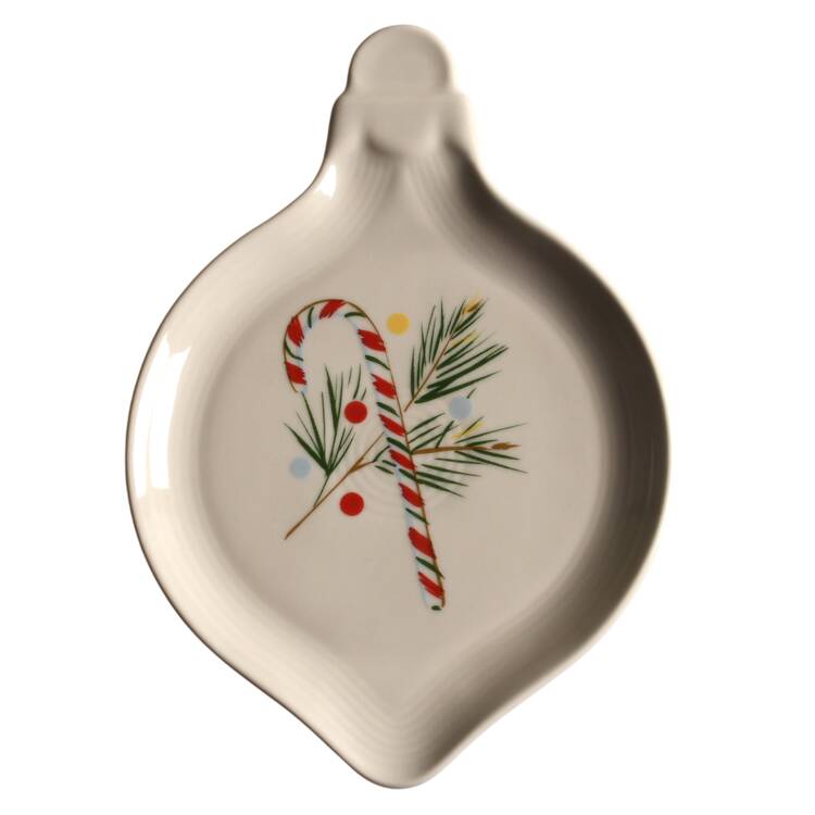 Fiesta Jolly Christmas Ornament Shaped Plate