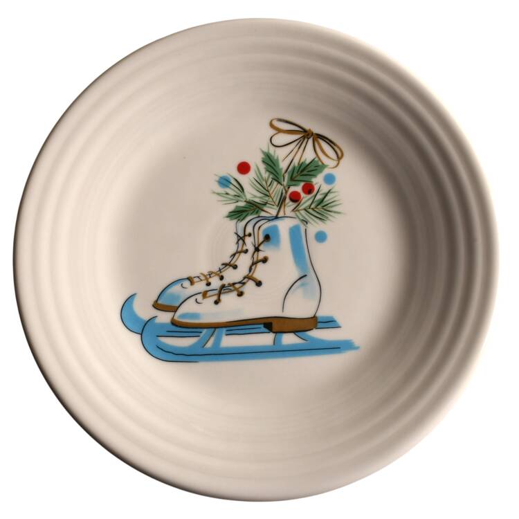 Fiesta Jolly Christmas Luncheon Plate