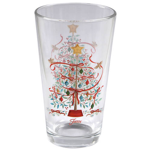 Fiesta Holly Berry Christmas Tree Glassware Cooler