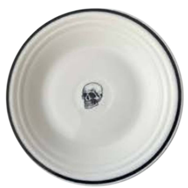 Fiesta Halloween Icons Luncheon Plate