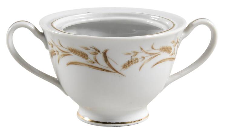 Golden Wheat (Gold Trim) Sugar Bowl No Lid by Gambles Import