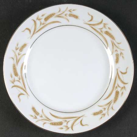 Golden Wheat (Gold Trim) Bread & Butter Plate