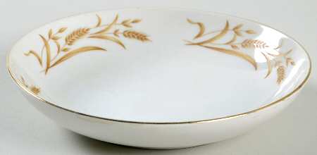 Golden Wheat (Gold Trim) Fruit/Dessert (Sauce) Bowl