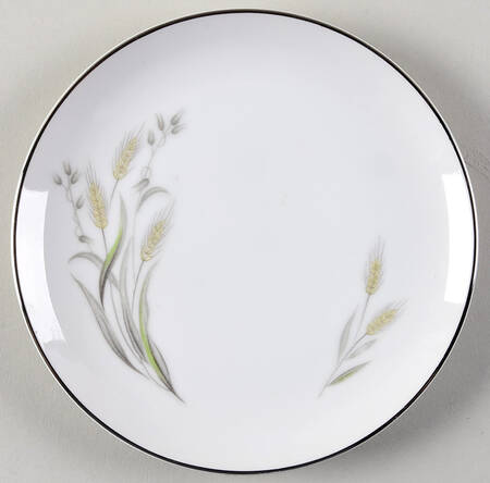 Golden Wheat (Platinum Trim) Bread & Butter Plate