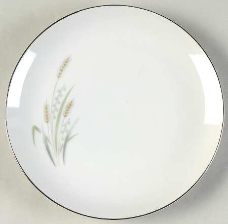 Wintry Wheat Bread & Butter Plate