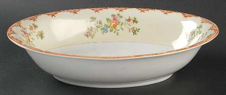 GAR1 10" Oval Vegetable Bowl