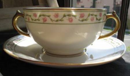 GDA30 Footed Bouillon Cup & Saucer