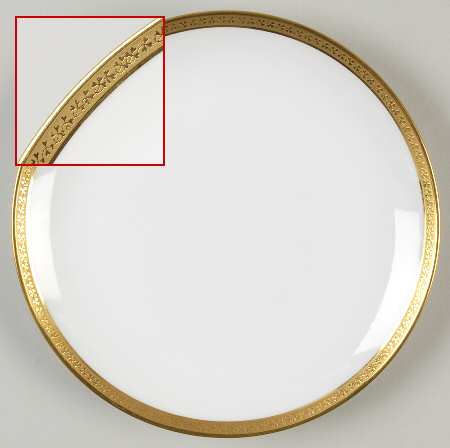 GDA34 Coupe Salad Plate