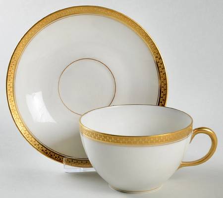 GDA5 Flat Demitasse Cup & Saucer Set