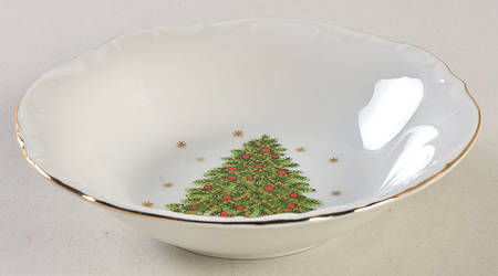 Christmas Tree (Smooth) Fruit/Dessert (Sauce) Bowl