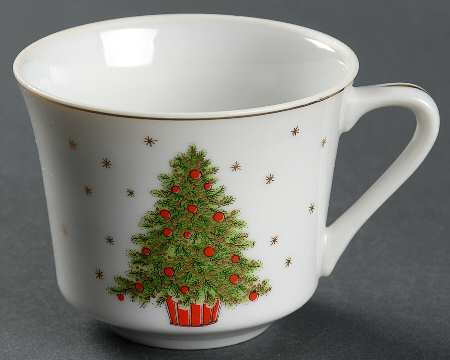 Christmas Tree (Smooth) Flat Cup