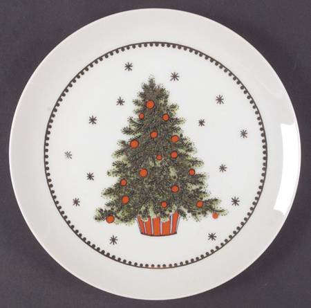 Christmas Tree (Smooth) Salad Plate