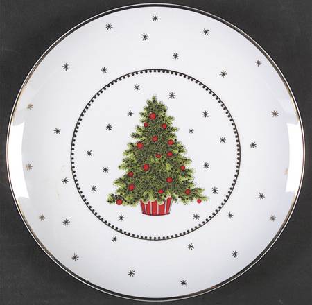 Christmas Tree (Smooth) Dinner Plate