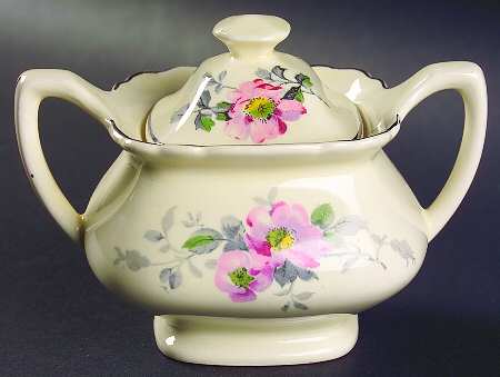 Blossoms Sugar Bowl & Lid