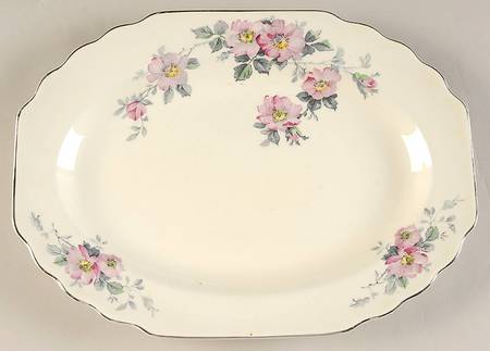 Blossoms 11" Oval Serving Platter