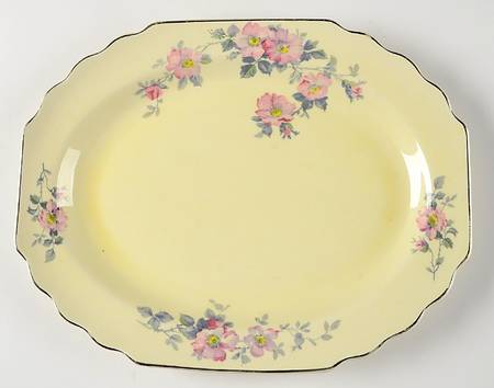 Blossoms 13" Oval Serving Platter