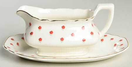 Blushing Rose Dalrymple (Lido) Gravy Boat & Underplate/Relish