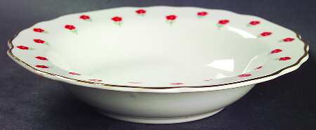 Blushing Rose Dalrymple (Lido) Rim Fruit/Dessert (Sauce) Bowl