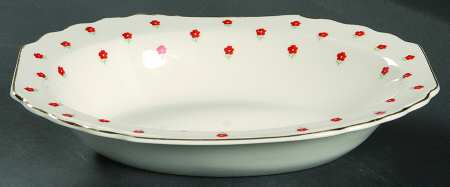 Blushing Rose Dalrymple (Lido) 9" Oval Vegetable Bowl