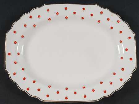 Blushing Rose Dalrymple (Lido) 11" Oval Serving Platter
