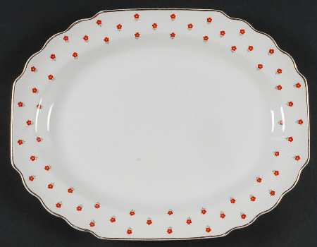 Blushing Rose Dalrymple (Lido) 13" Oval Serving Platter