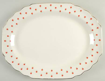 Blushing Rose Dalrymple (Lido) 15" Oval Serving Platter