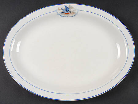 Bluebird 13" Oval Serving Platter
